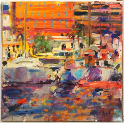 Riviera v Mentonu od Peter Graham (Contemporary)