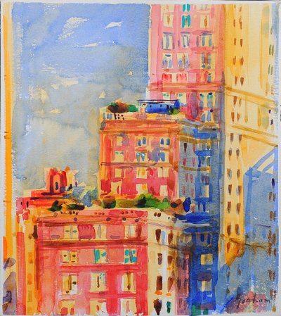 Okna v Upper East Side od Peter Graham (Contemporary)