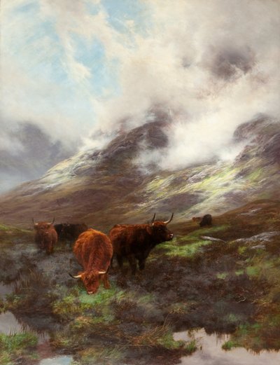 The Head of the Glen, 1894 od Peter Graham