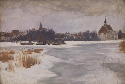 Pohled na Faaborg. Zima od Peter Hansen