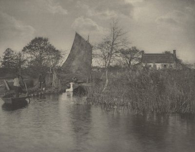 Broadmanova chata, 1886 (foto) od Peter Henry Emerson