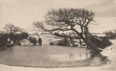 Zimní ráno, 1887 (foto) od Peter Henry Emerson