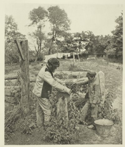 Na farmě Grindstone-A Suffolk od Peter Henry Emerson