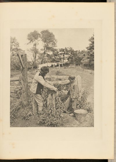 At the Grindstone - zemědělský dvůr v Suffolku od Peter Henry Emerson