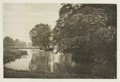 Potok Crow-Island, řeka Wye od Peter Henry Emerson