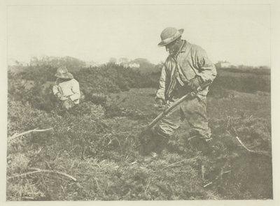 Furze-Cutting na Suffolk Common od Peter Henry Emerson