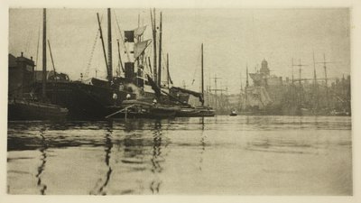 V přístavu od Peter Henry Emerson