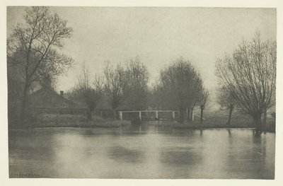 Ústí staré řeky Stort od Peter Henry Emerson