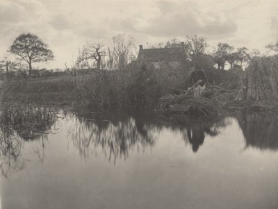 Kvantování lodi Gladdon,1886 (foto) od Peter Henry Emerson