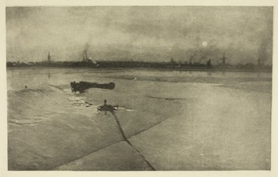 The Last of the Ebb-Great Yarmouth z Breydonu od Peter Henry Emerson