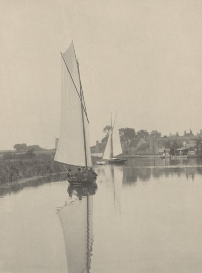 Vesnice Horning,1886 (foto) od Peter Henry Emerson