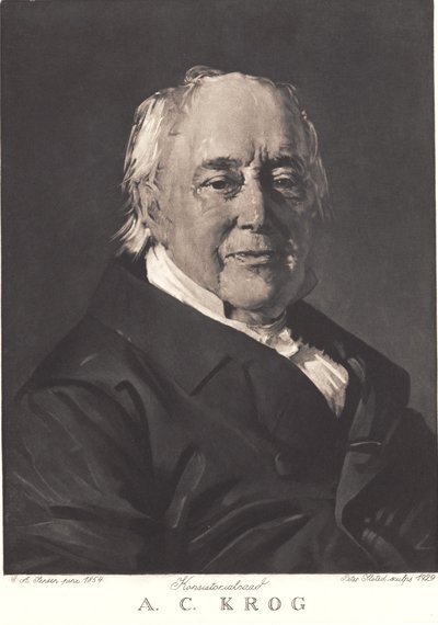 A. C. Krog od Peter Vilhelm Ilsted