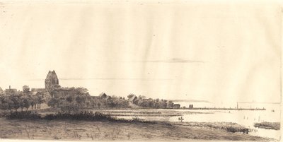 Večerní krajina ze Stubbekøbingu od Peter Vilhelm Ilsted