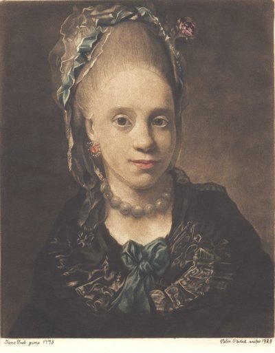 Portrét dámy od Peter Vilhelm Ilsted