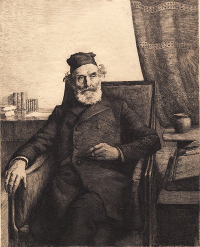 Umělcův otec, Jens Peter Ilsted od Peter Vilhelm Ilsted