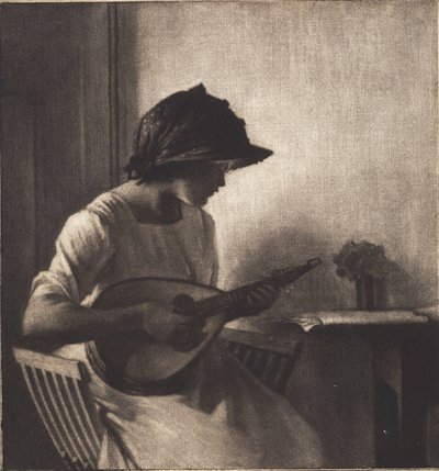 Hráč na mandolínu od Peter Vilhelm Ilsted