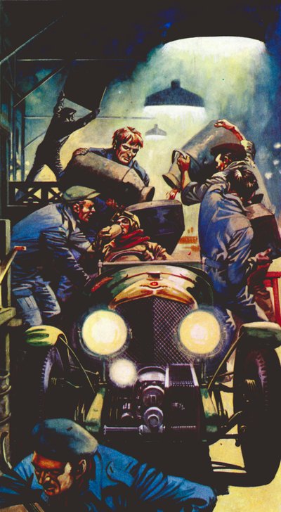 1928 4,5litrové Bentley v Le Mans od Peter Jackson