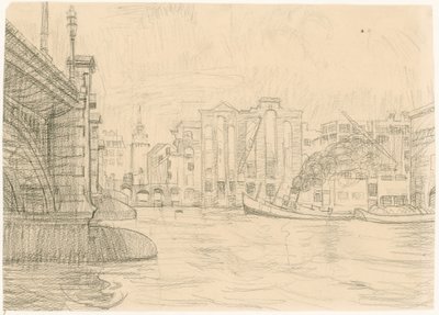 Vyhořelé sklady u Blackfriars Bridge 1941 od Peter Jackson