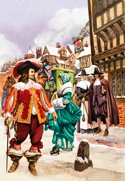 Cavalier v Londýně 17. století od Peter Jackson