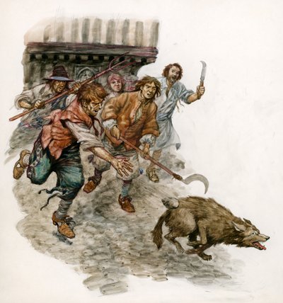 Pronásledování divokého psa ulicemi od Peter Jackson