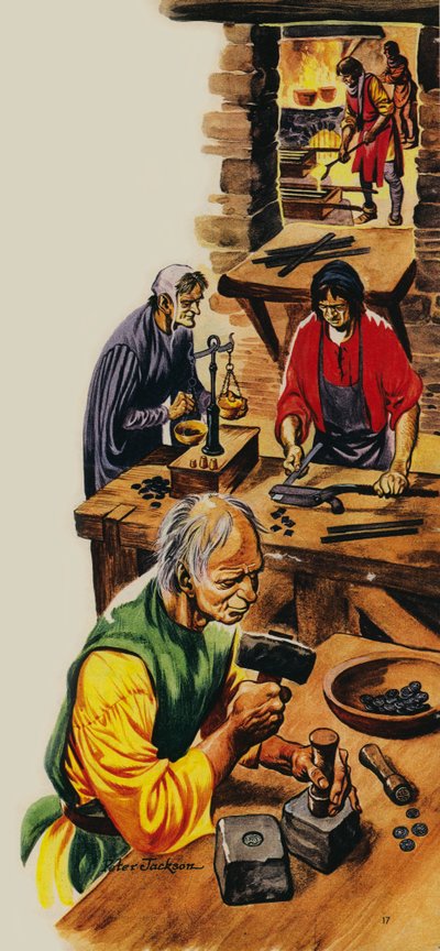 Tvůrci mincí v době krále Edwarda I od Peter Jackson