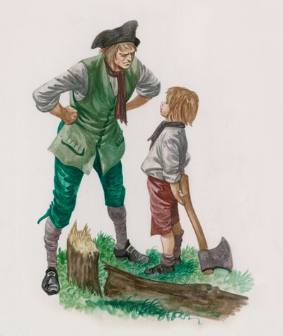 George Washington, který pokácel třešeň se svým otcem od Peter Jackson
