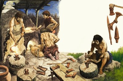 Doba bronzová, ilustrace z knihy "Poklad od Peter Jackson