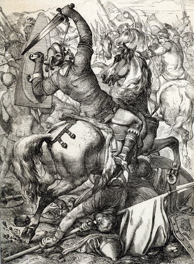 Bitva u Hastingsu se odehrála 14. října 1066 mezi normandsko-francouzskou armádou vévody Viléma II. Normandie a anglickou armádou pod velením anglosaského krále Harolda II. během dobytí Anglie Normany od Peter Johann Nepomuck Geiger