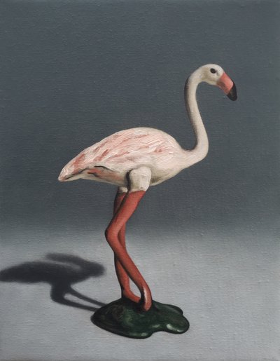 Růžový plameňák, 2014 od Peter Jones