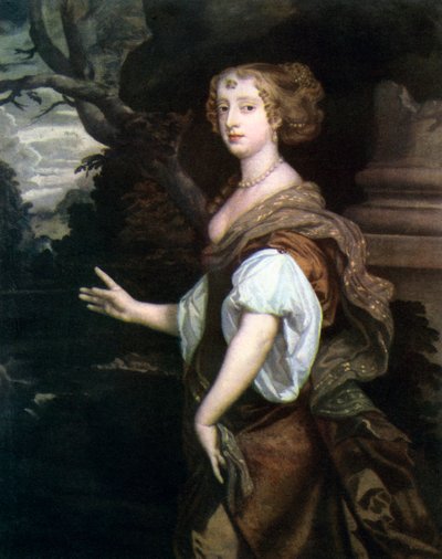 Elizabeth Wriothesley, hraběnka z Northumberlandu, kolem 70. let od Peter Lely