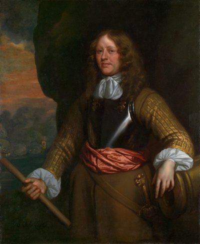 Vlajkaři z Lowestoftu: John Lawson (zemř. 1665). od Peter Lely