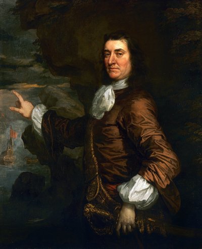 Portrét admirála sira Thomase Allina od Peter Lely