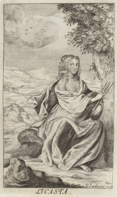 Portrét Lucasty (Lucy Sacheverell) od Peter Lely