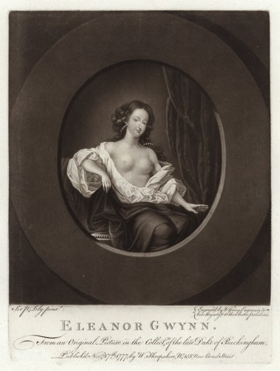 Portrét Nell Gwyn od Peter Lely