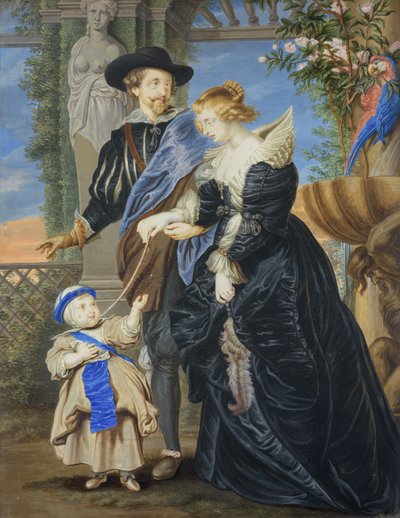 Rubens s manželkou a dítětem od Peter Lely