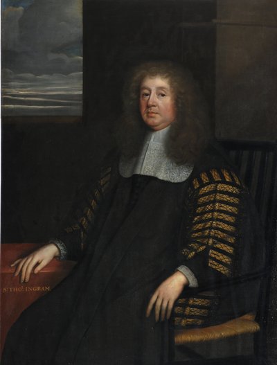 Sir Thomas Ingram, kancléř vévodství Lancaster (olej na plátně) od Peter Lely