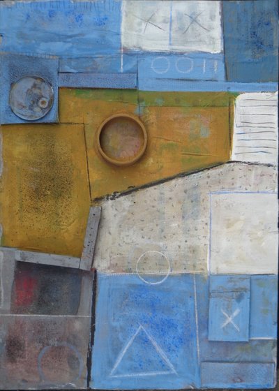 Zimní slunovrat, 2020 (kombinovaná technika) od Peter McClure