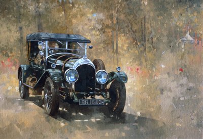 3litrový Bentley v Cottesbrooke (olej na plátně) od Peter Miller