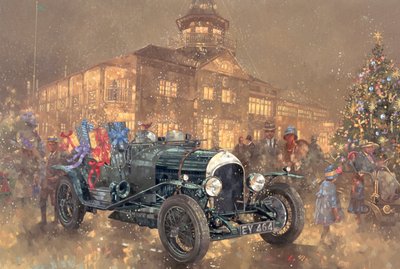 Vánoční večírek v Brooklands (olej na plátně) od Peter Miller