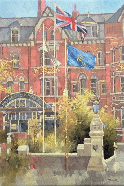 Vlajky mimo Prince of Wales, Southport od Peter Miller