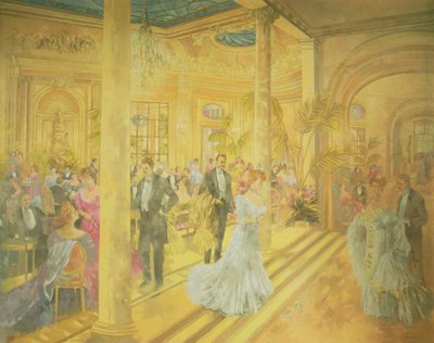 Palm Court - Zima v Ritzu od Peter Miller