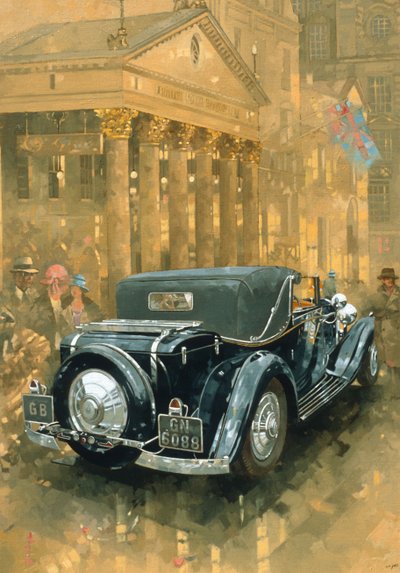 Phantom in the Haymarket (olej na plátně) od Peter Miller