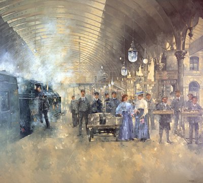 Nádraží York (olej na plátně) od Peter Miller