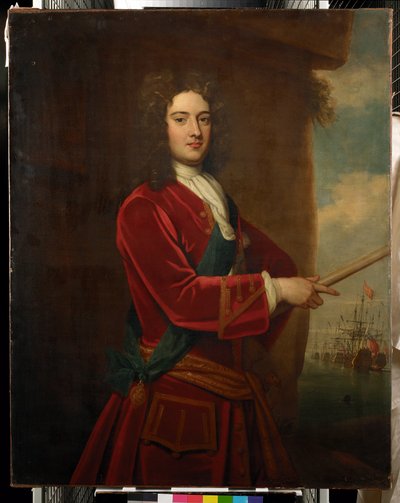 Portrét admirála Jamese Berkeleyho od Peter Monamy