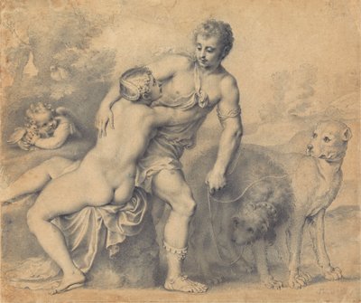 Venuše a Adonis od Peter Oliver