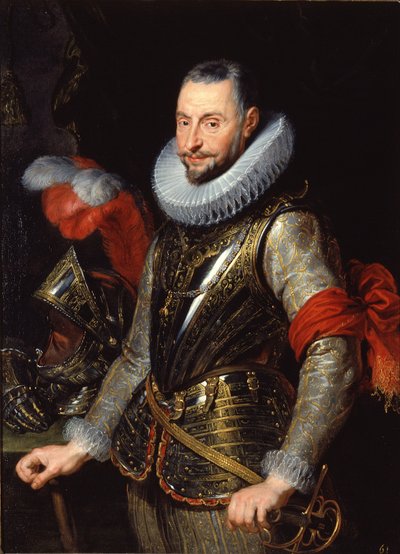 Markýz Ambrogio Spinola, asi 1630 (olej na plátně) od Peter Paul (studio of) Rubens