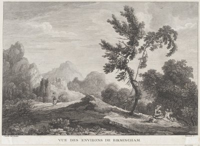 Pohled na Birmingham, ca. 1755, ca. 1755. od Peter Paul Benazech