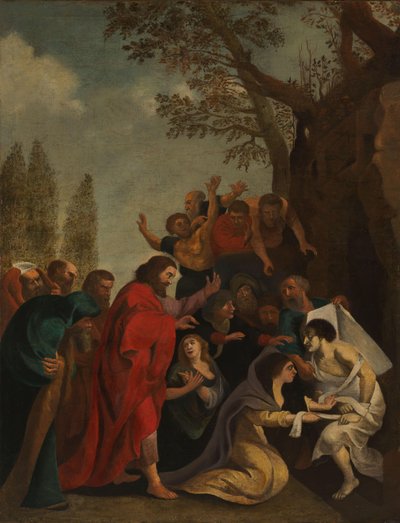 Vzkříšení Lazara od Peter Paul Rubens (after)