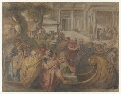 Příjezd Odyssea a společníků do Circe od Peter Paul Rubens (possibly)