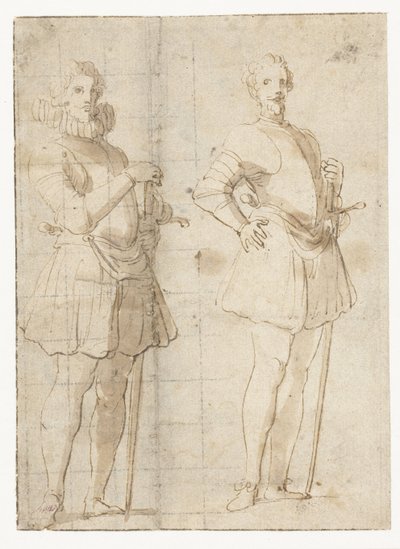 Dvě studie stálého důstojníka od Peter Paul Rubens (possibly)